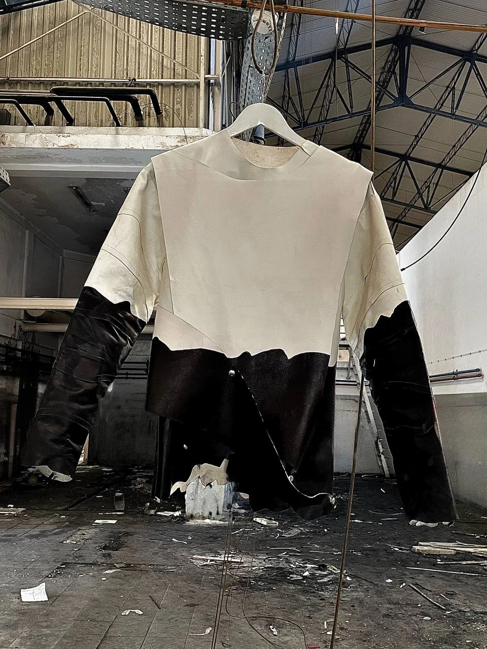 Leather Long-Sleeve «Stages of Addiction: From Pleasure to Death», image 4